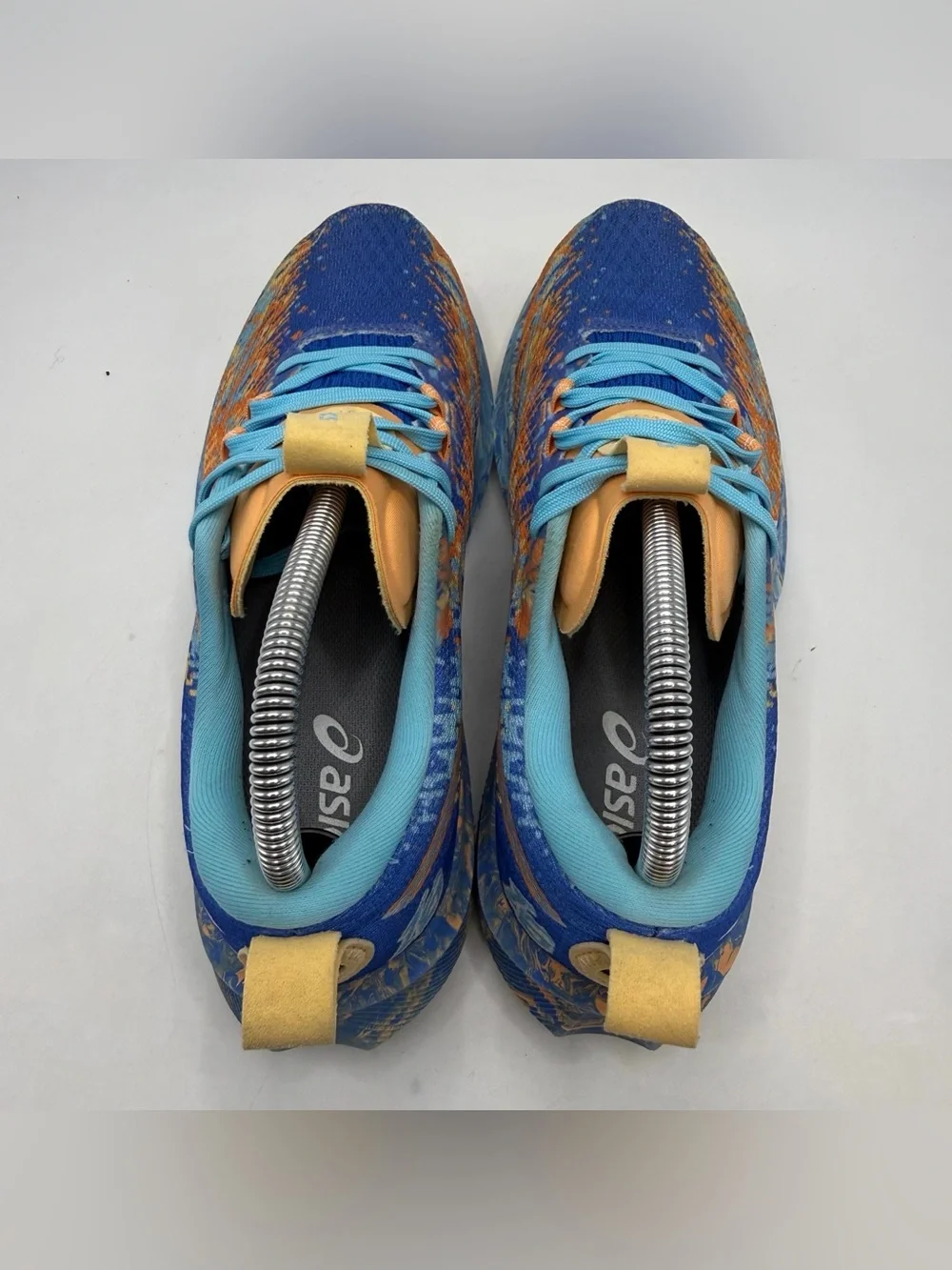 ASICS Noosa Tri 16 Women’s 8.5 Blue Orange Running Shoes 1012B675-400